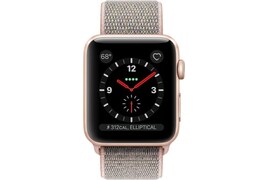 Apple Watch Series 3 GPS + Cellular Smartwatch (White Strap, 38mm)