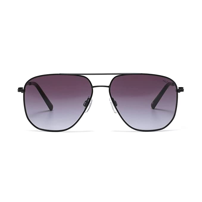 Tommy Hilfiger Men's Square Sunglasses Grey Frame, Grey Lens (Large) - Pack of 1 - Image 2