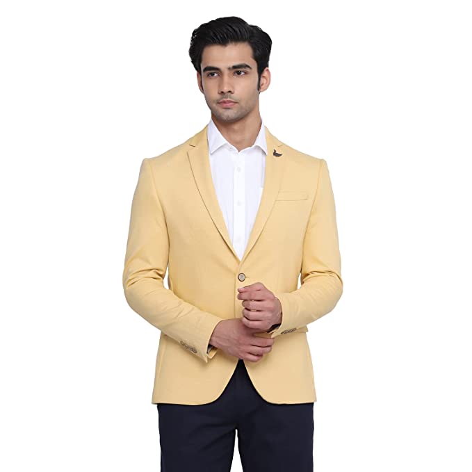 blackberrys Men's Formal Notch Lapel Phoenix Skinny Fit Blazer-BP-DO-MABLE2