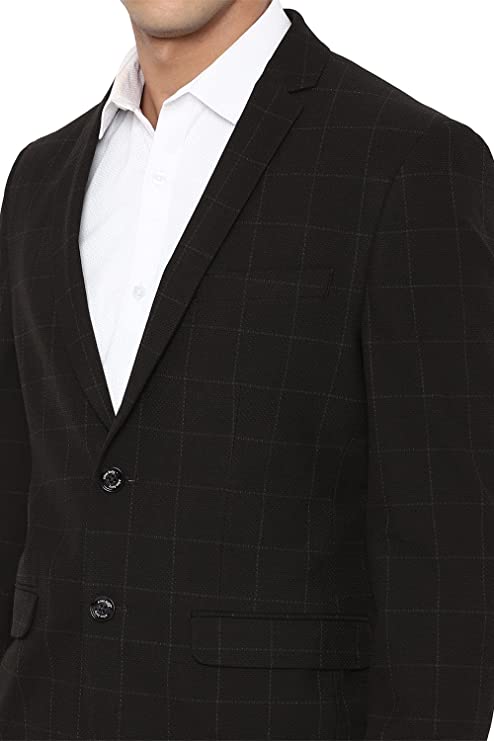Allen Solly Men's Black Blazer Slim - Image 3