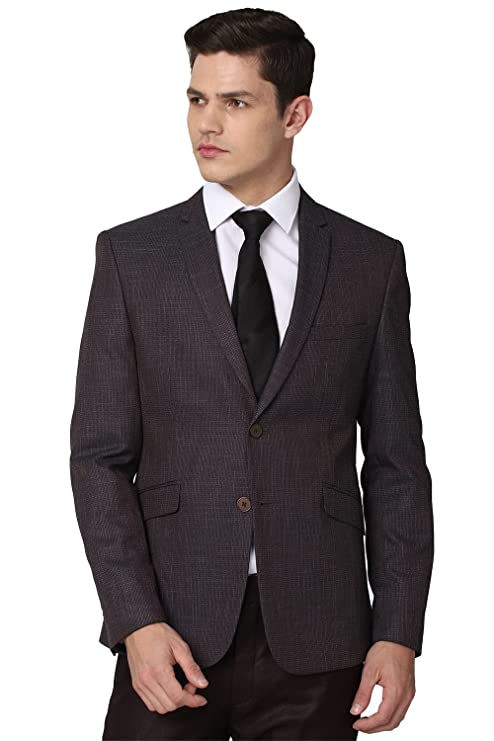 Van Heusen Men's Grey Blazer Regular